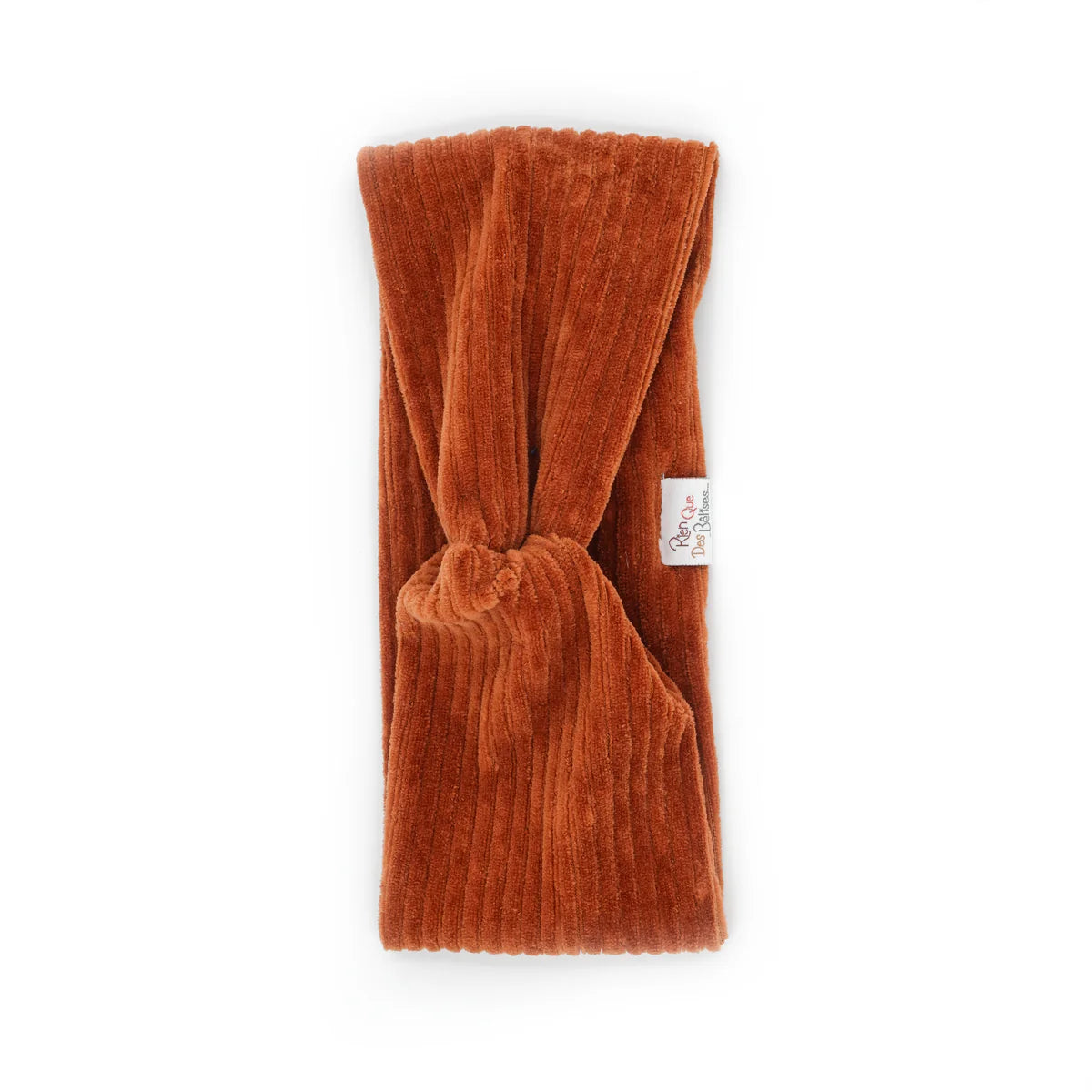 Bandeau velours - Paprika