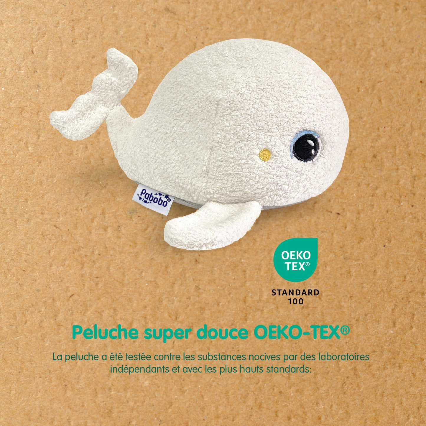 Peluche veilleuse Béluga
