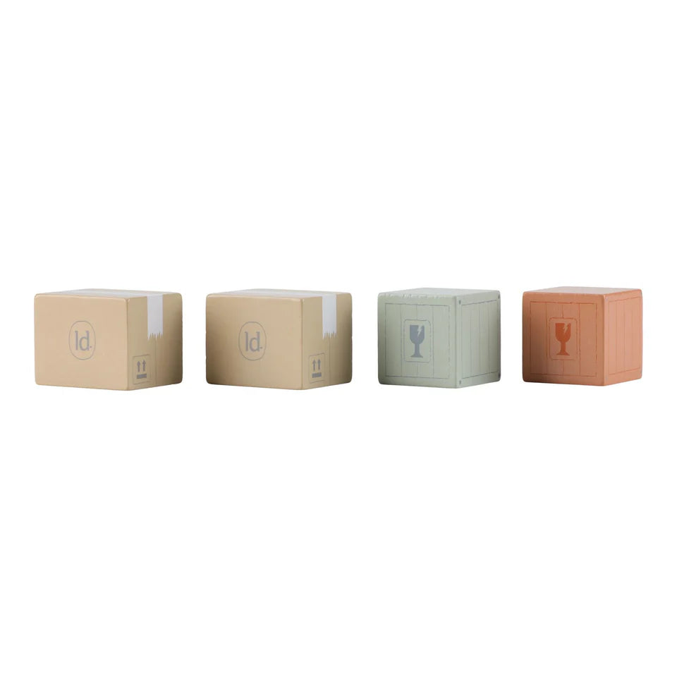 Camion basculant en bois – Multicolore – Essentials
