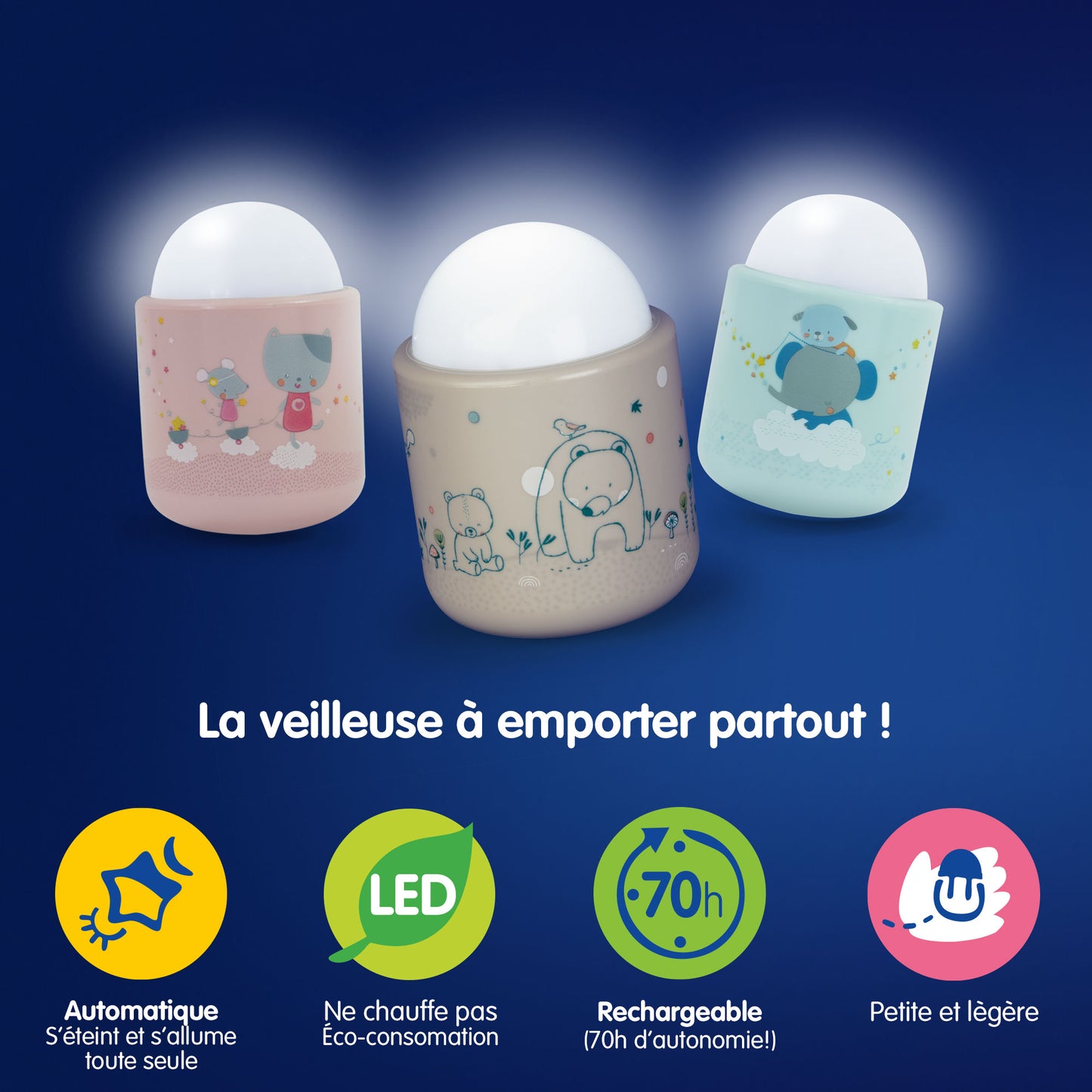 Veilleuse nomade