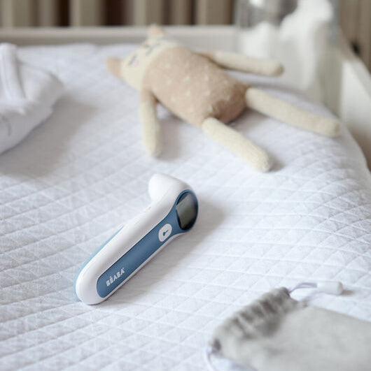 Thermomètre infrarouge auriculaire et frontal - Thermospeed Blanc / Bleu