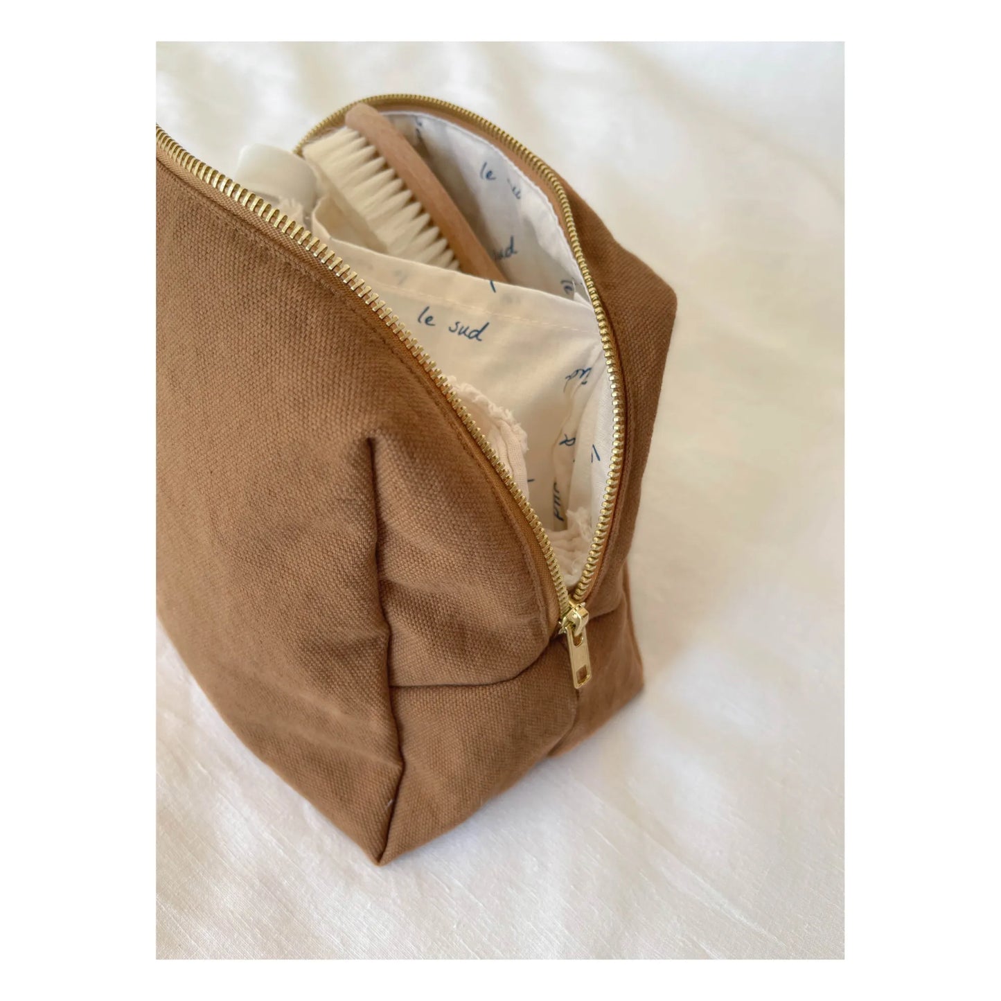 Trousse de toilette - JADE - Camel