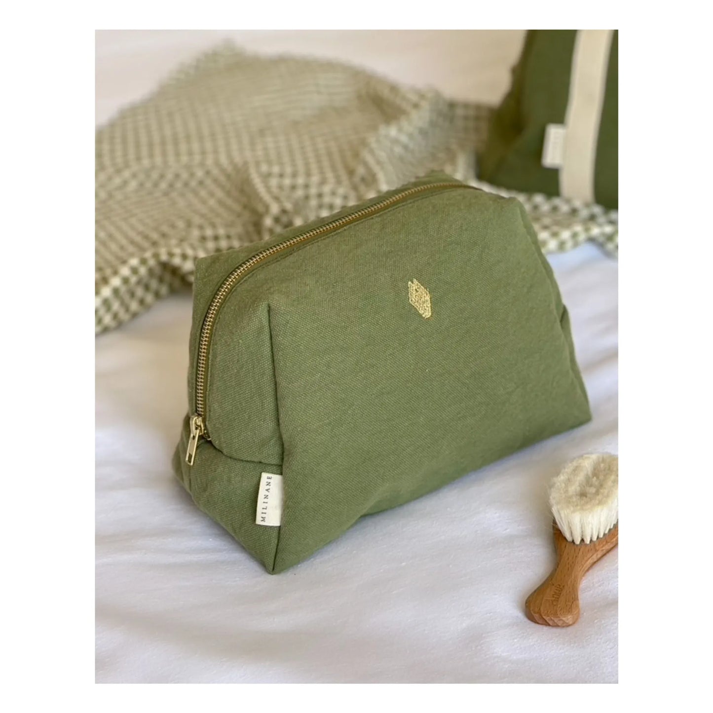 Trousse de toilette - JADE - Olive