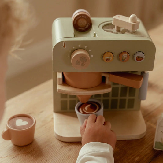 Machine à café en bois
