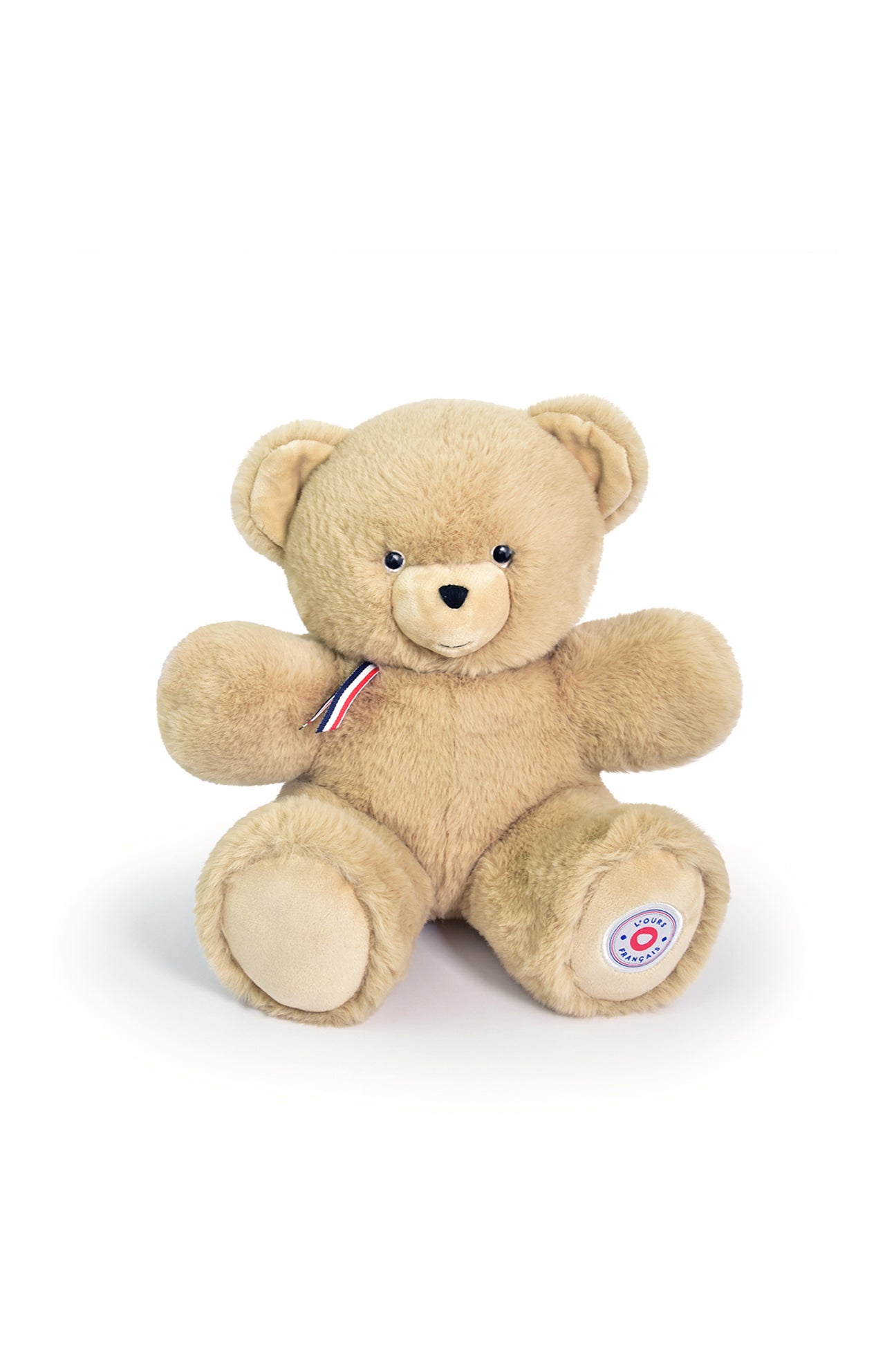 Ours en Peluche Articulé Français - 35 cm - Beige