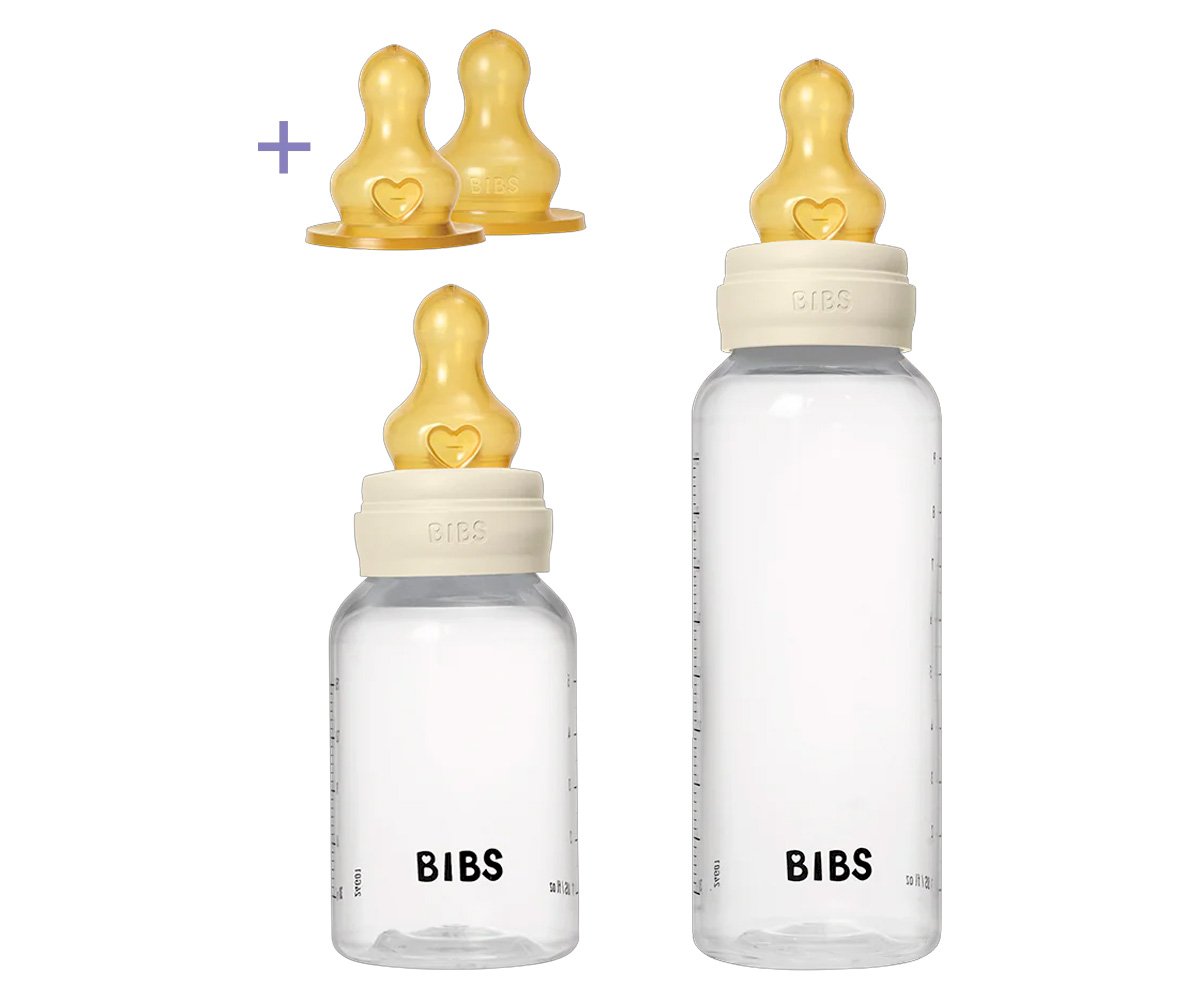 Set évolutif biberon PP - 150ml/270ml avec tétines en silicone - Ivory