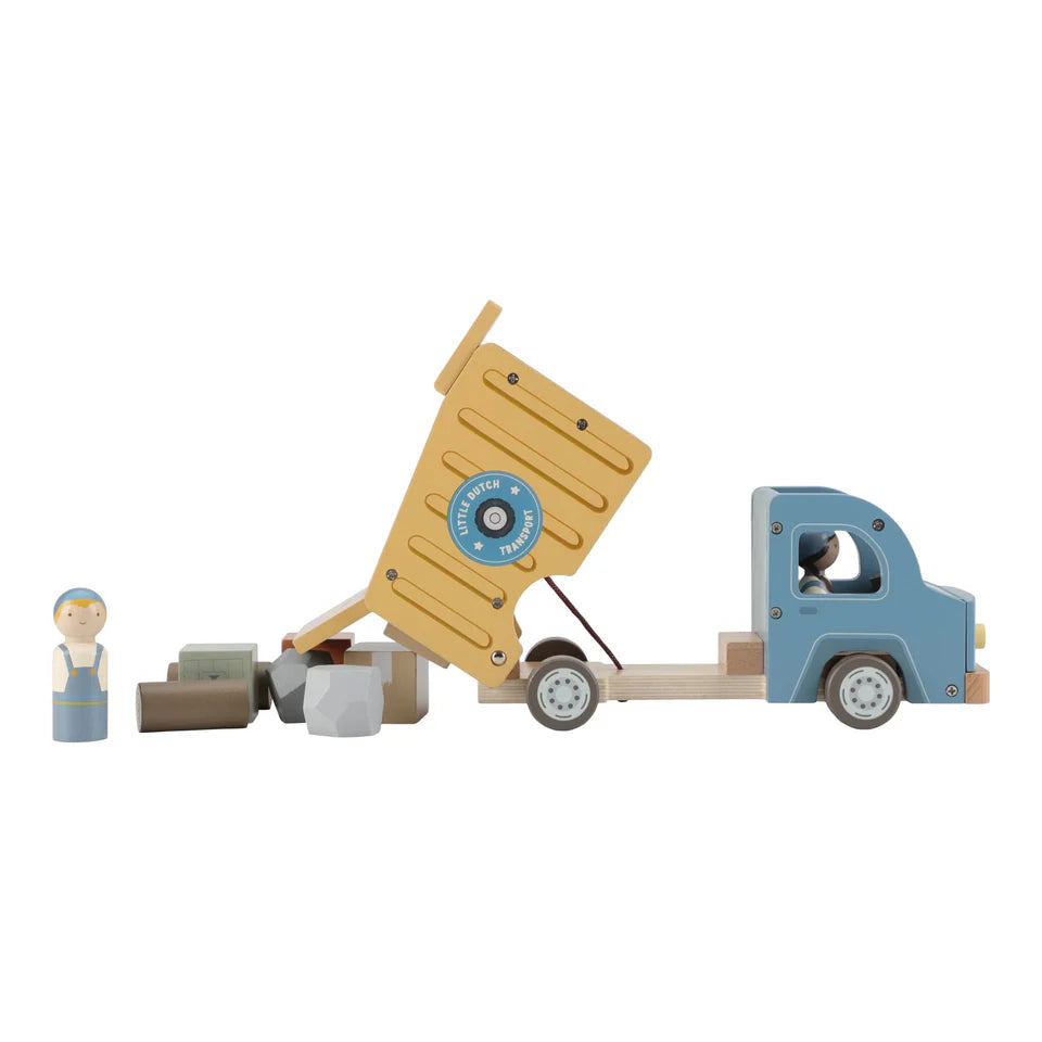Camion basculant en bois – Multicolore – Essentials