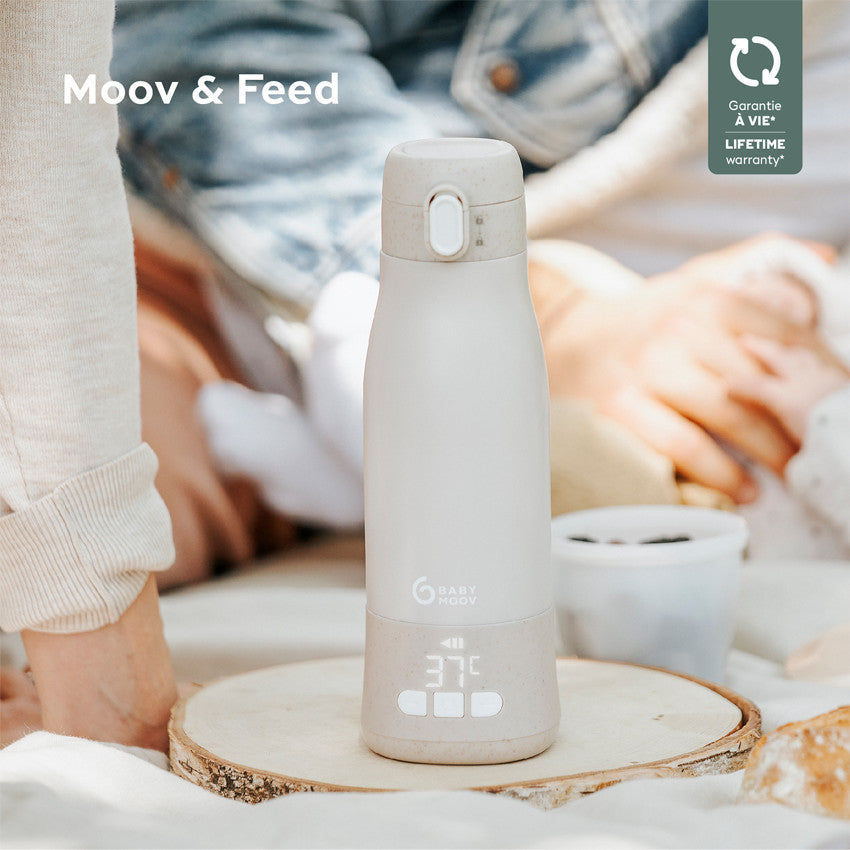 Chauffe-biberon Nomade Moov & Feed - Mineral Beige