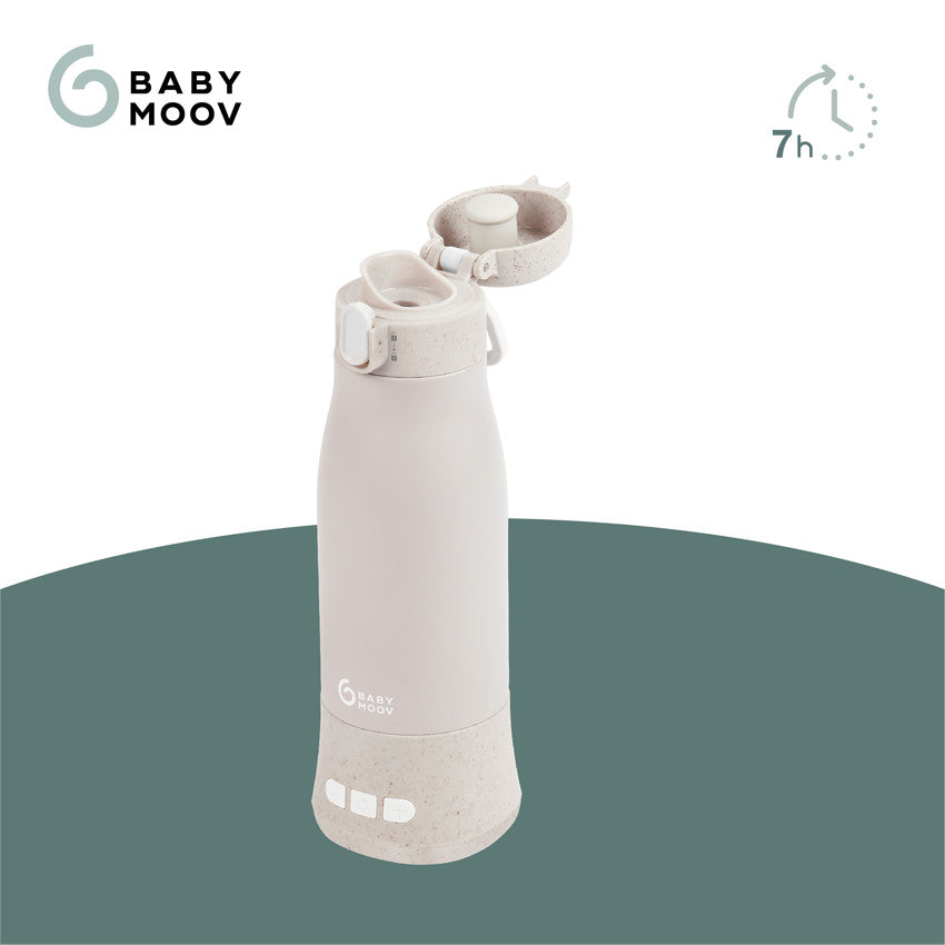 Chauffe-biberon Nomade Moov & Feed - Mineral Beige