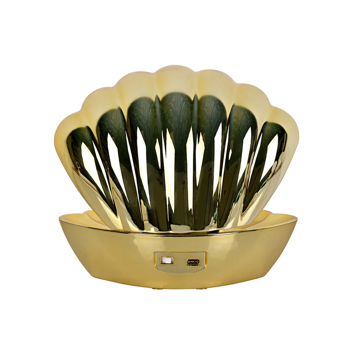 Lampe coquillage Coki dorée