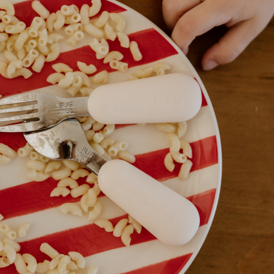 Couverts en silicone - Crème