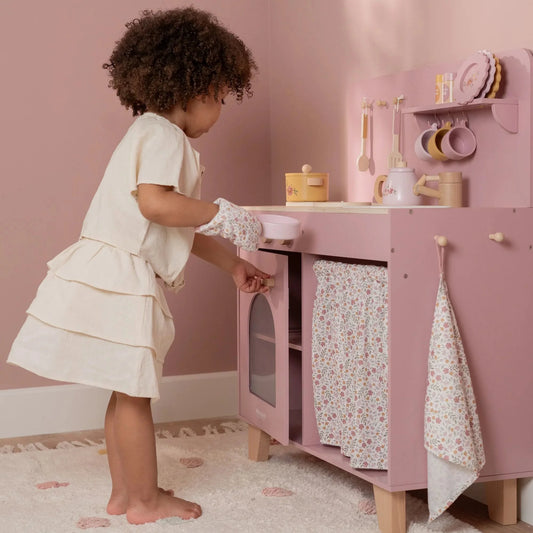 Cuisine en bois pour enfants - Rose - Essentials