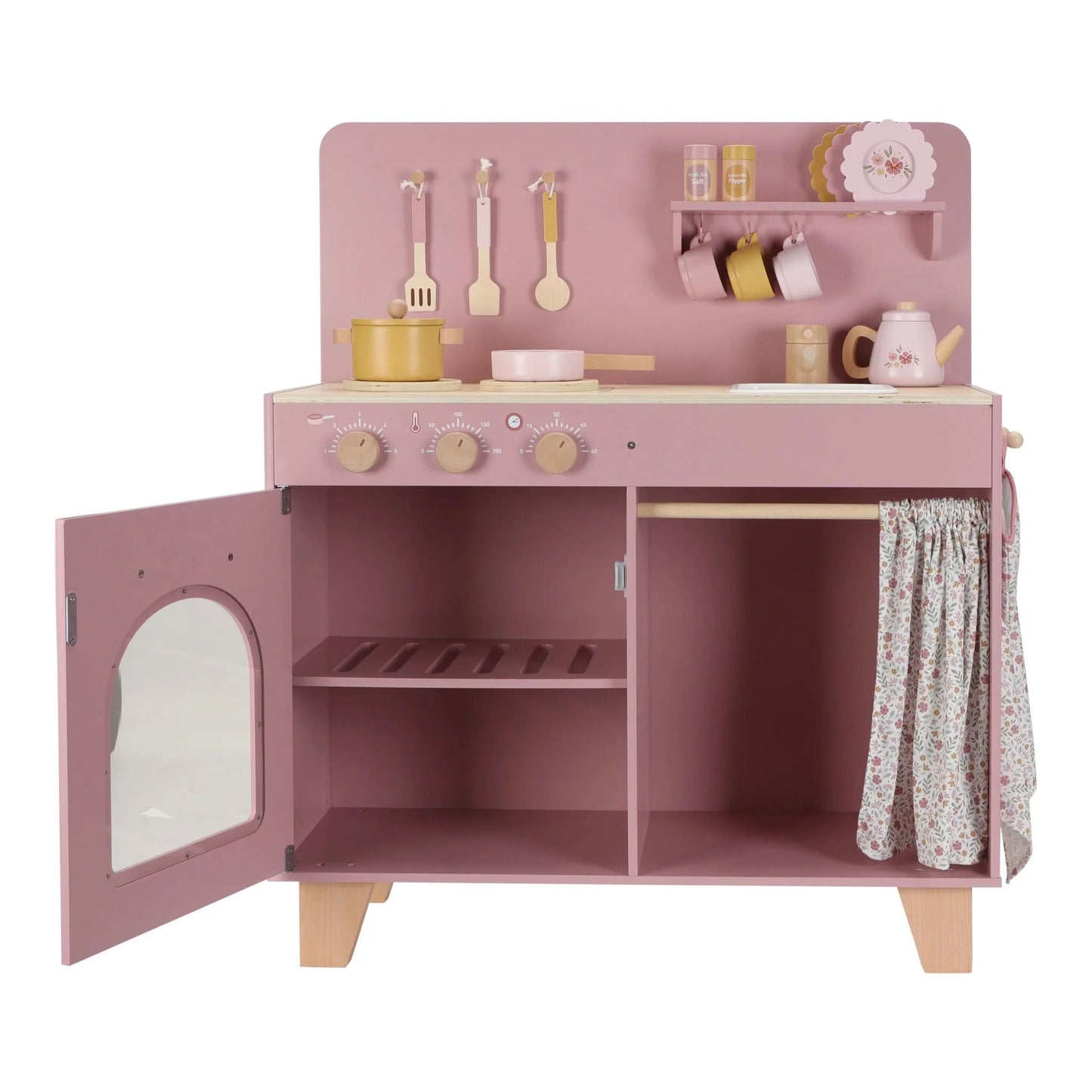 Cuisine en bois pour enfants - Rose - Essentials