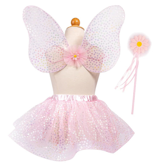Set Crazy for Daisies - Tutu, baguette & ailes
