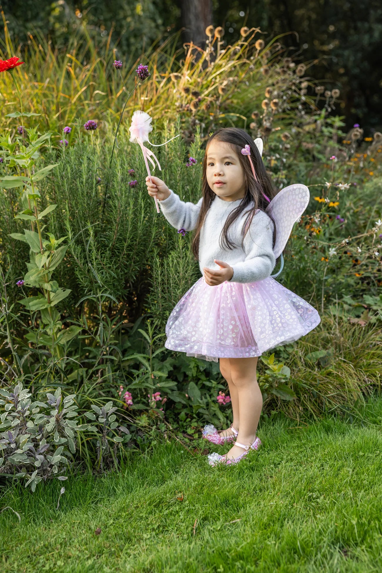 Set Crazy for Daisies - Tutu, baguette & ailes
