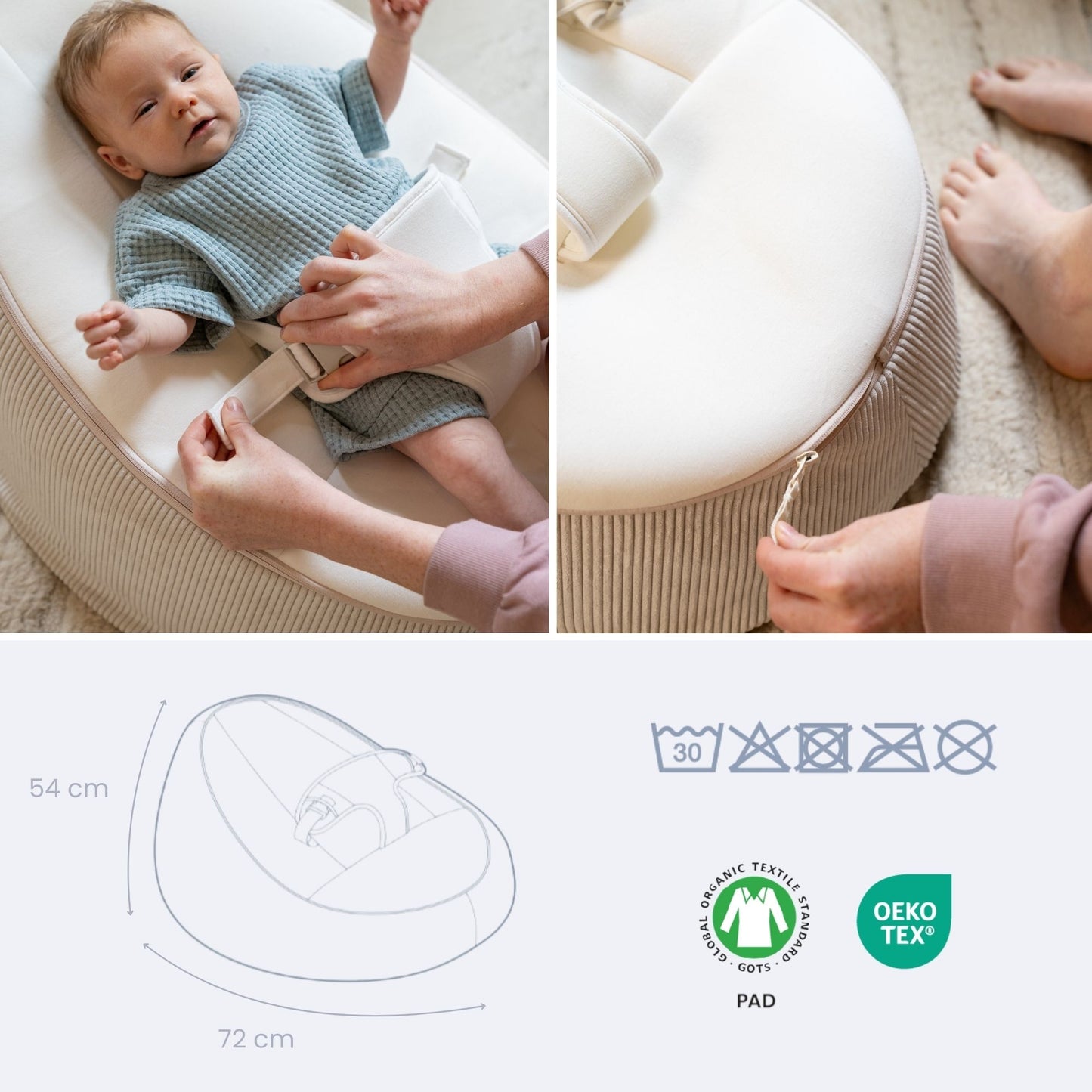 Transat bébé - Seat'n Grow Sand