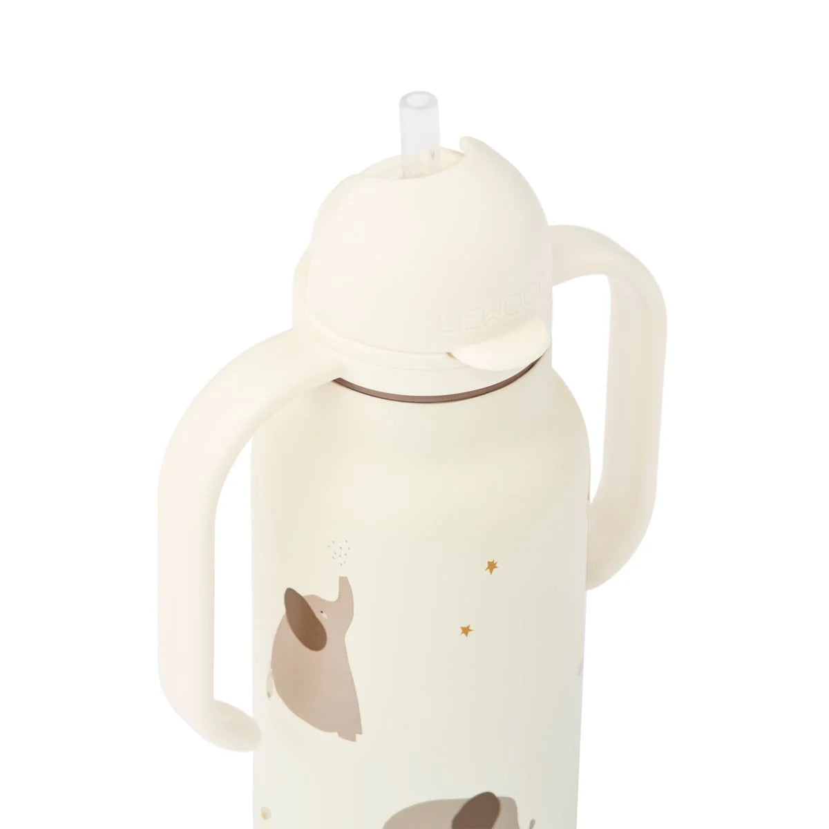 Bouteille à Imprimé Kimmie - 250 ml - Elephant / Creme de la Creme