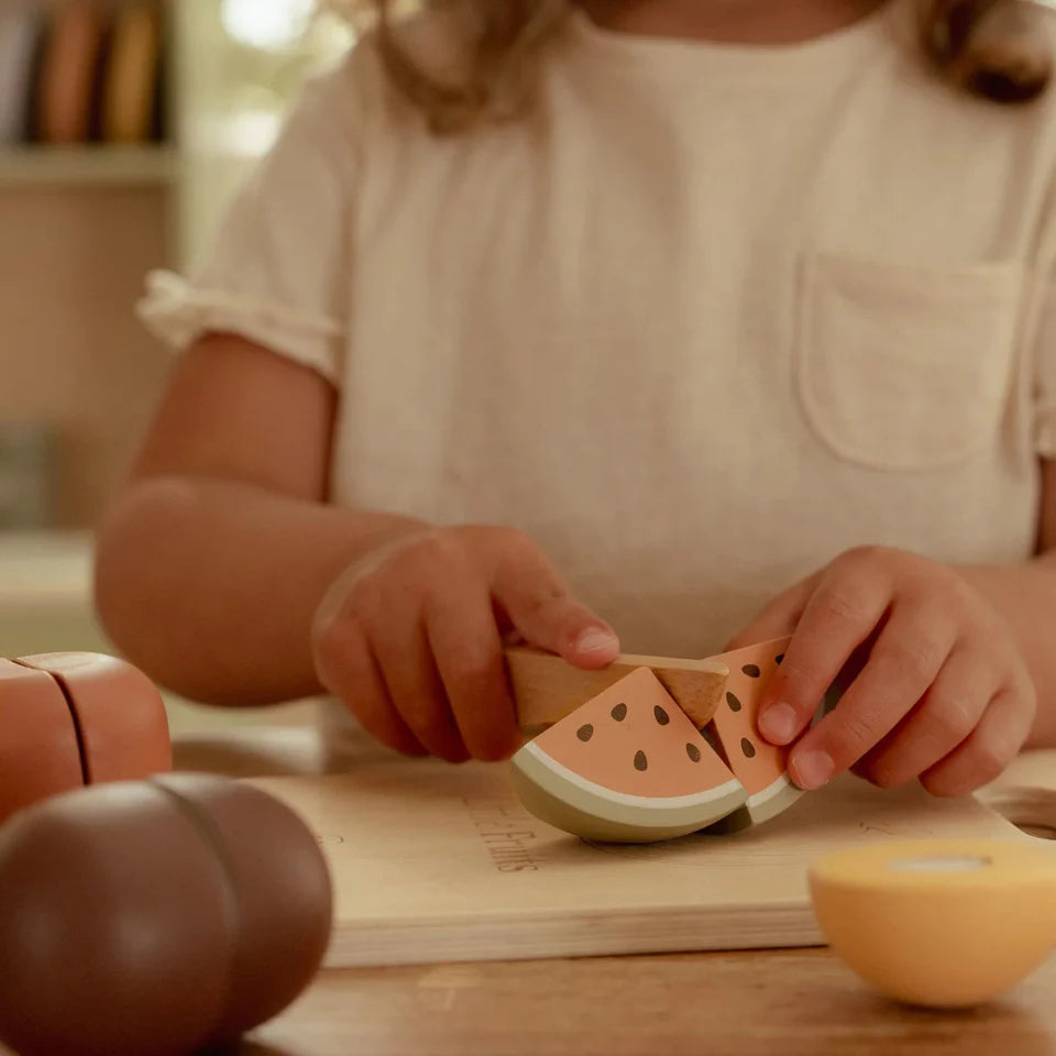 Fruits à découper en bois - Multicolore - Essentials