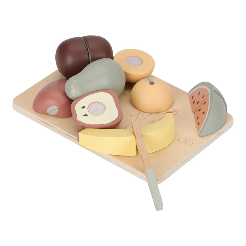 Fruits à découper en bois - Multicolore - Essentials