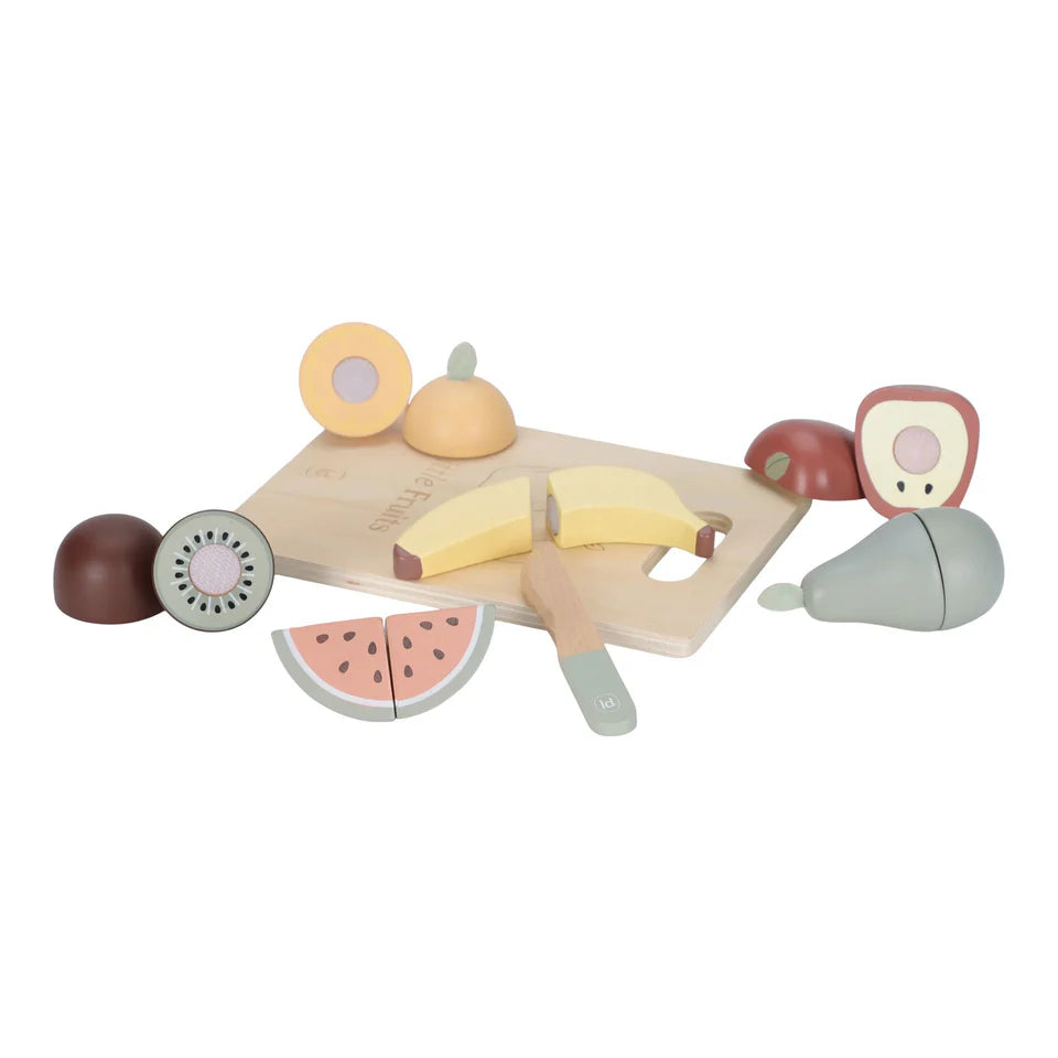 Fruits à découper en bois - Multicolore - Essentials