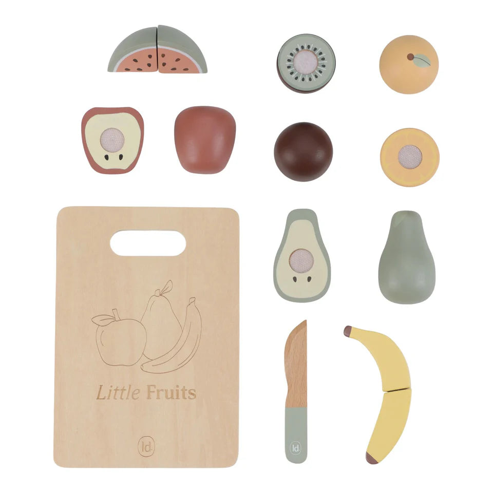 Fruits à découper en bois - Multicolore - Essentials