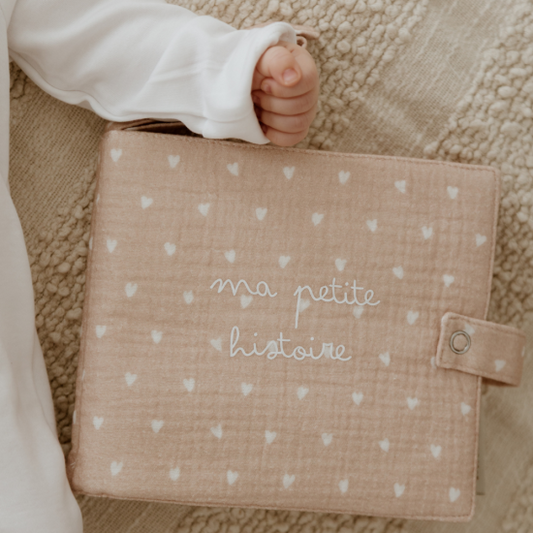 Mini album photo gaze - petits coeurs