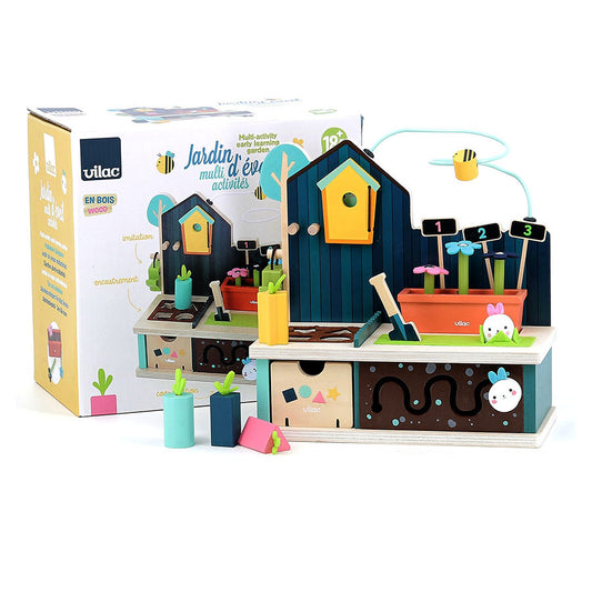 Jeu d’éveil en bois - Jardin multi-activités