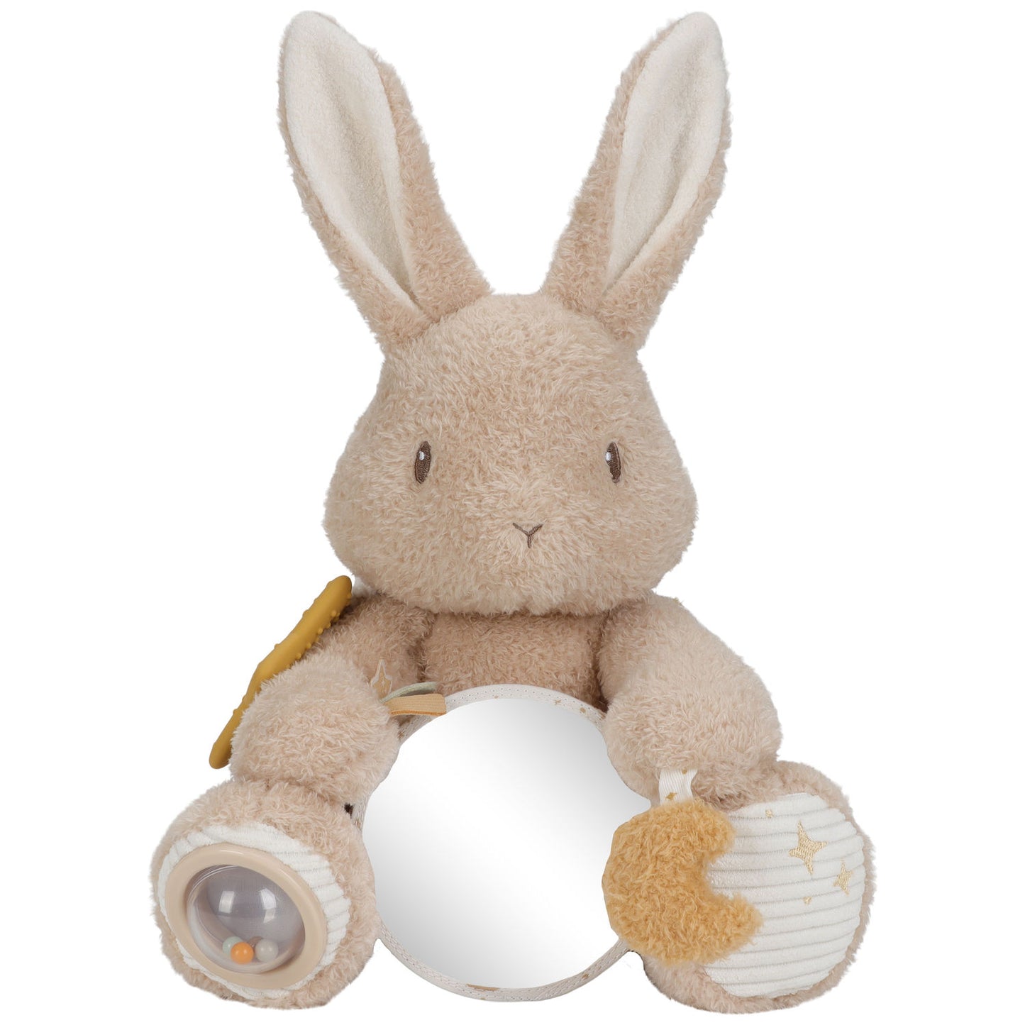 Peluche d'activité Lapin- Blanc - Newborn