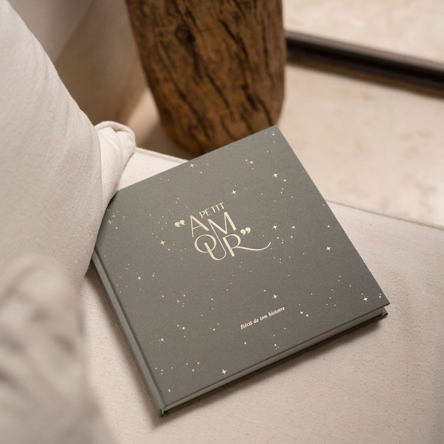 Livre de naissance Petit Amour - Sauge