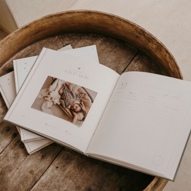 Livre de naissance Petit Amour - Sauge