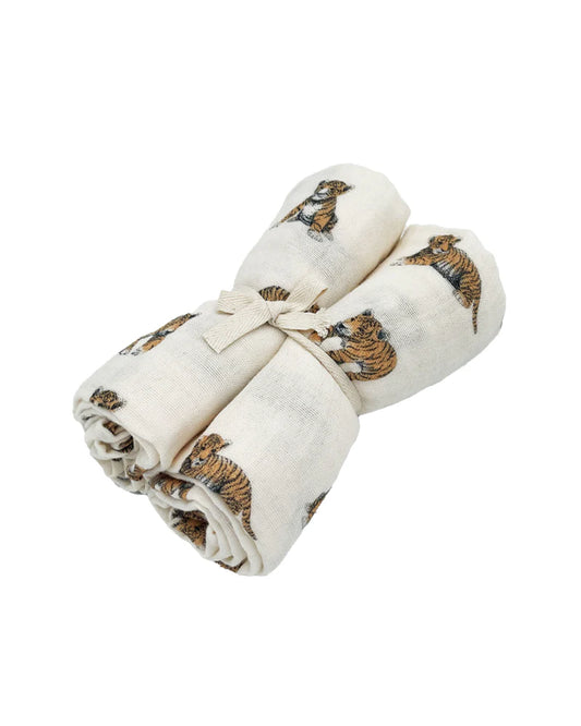Lot de 2 langes Gaspard - Tigre