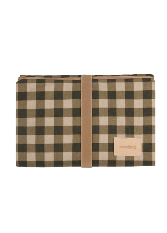 Tapis à langer Mozart - Green Checks