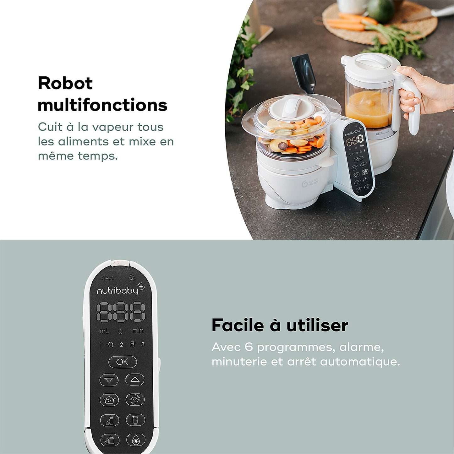 Robot culinaire multifonctions - Nutribaby(+)