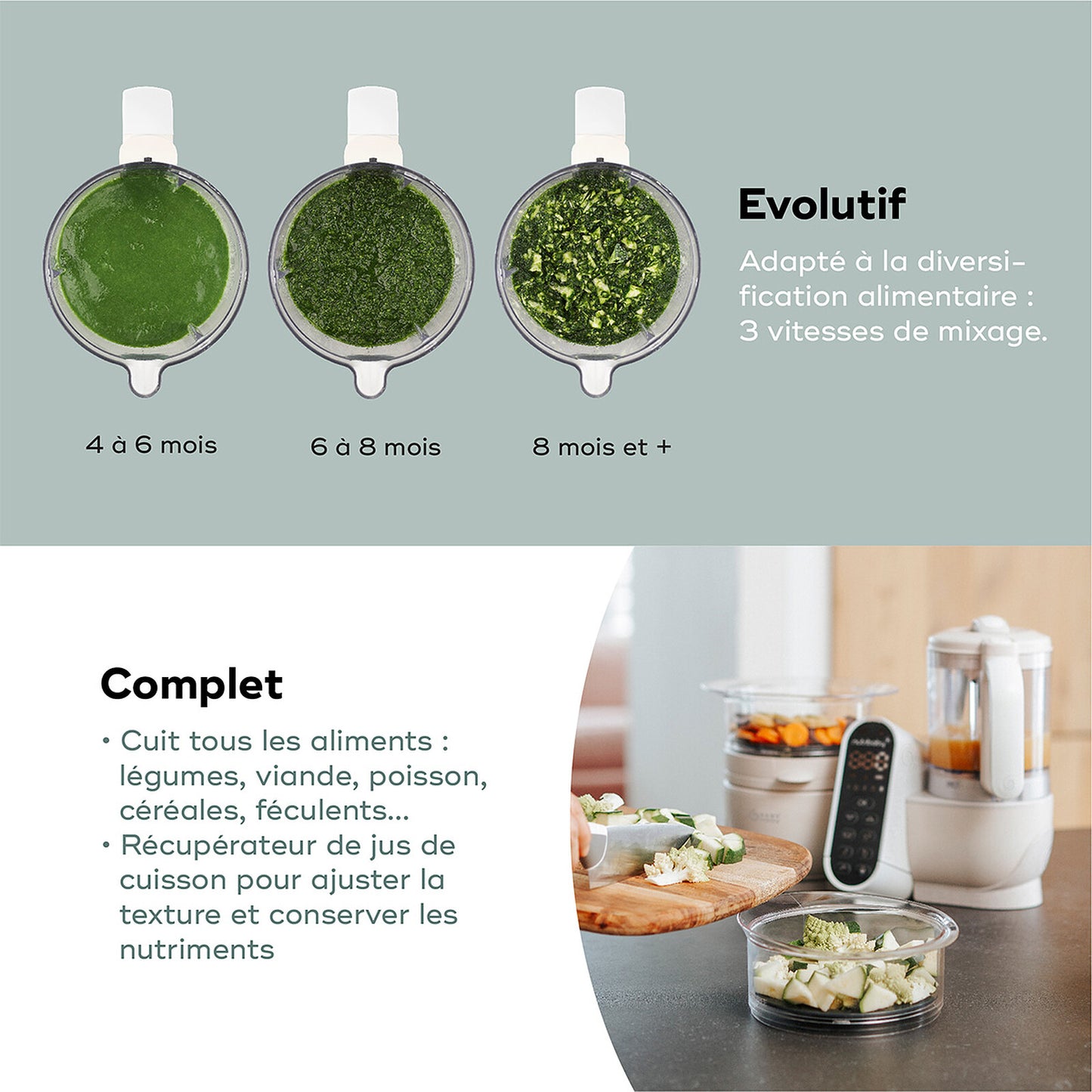 Robot culinaire multifonctions - Nutribaby(+)