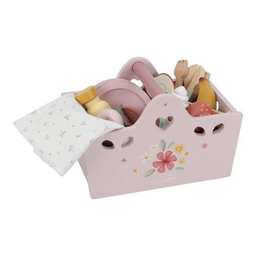 Ensemble de pique-nique en bois - Multicolore - Essentials