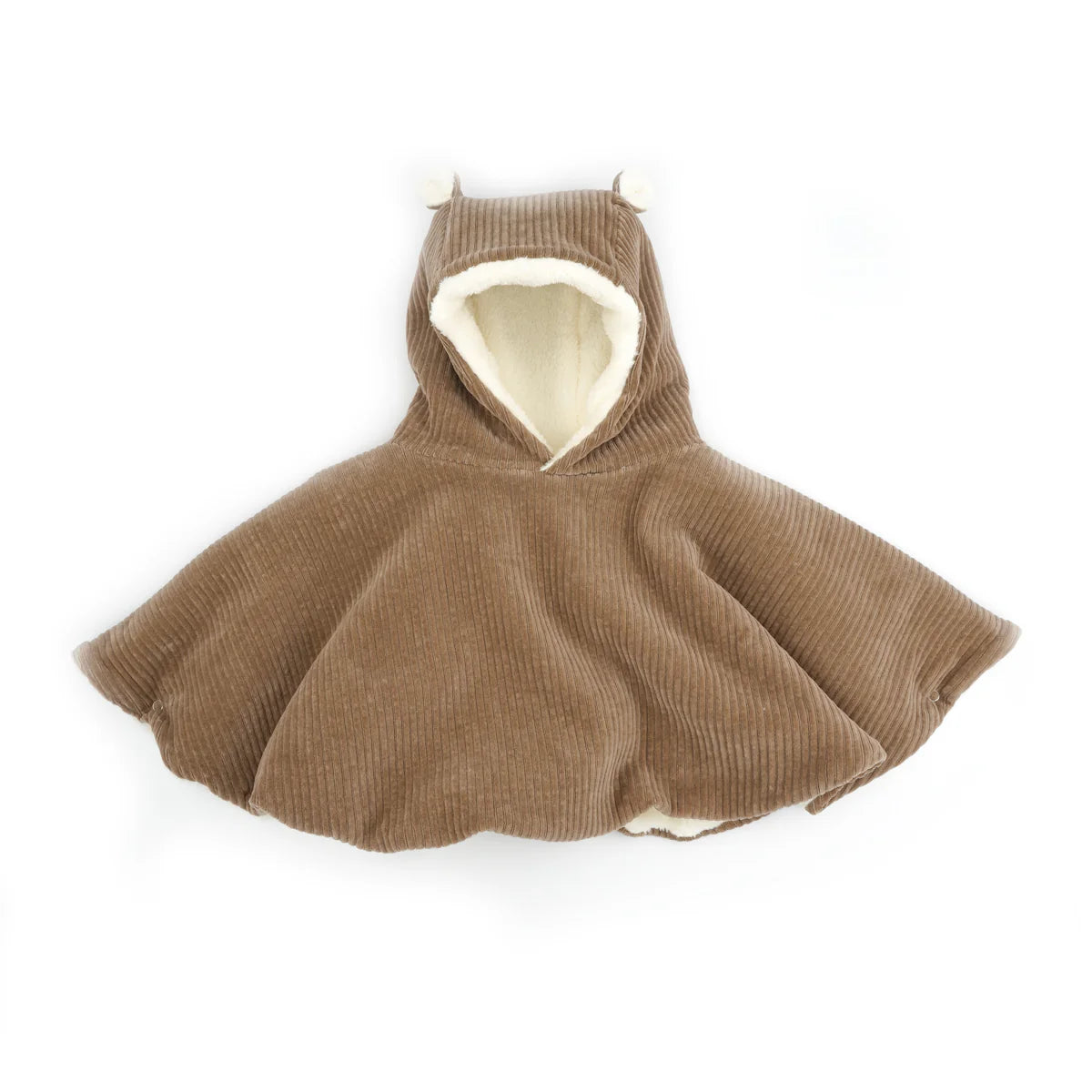 Cape bébé velours - Taupe
