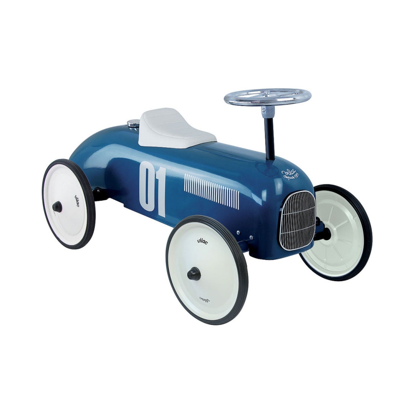 Porteur voiture en métal - Bleu pétrole