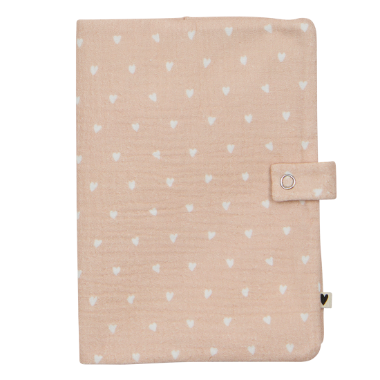Protège carnet de santé - Petits coeurs