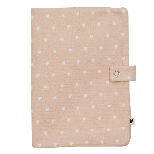 Protège carnet de santé - Petits coeurs