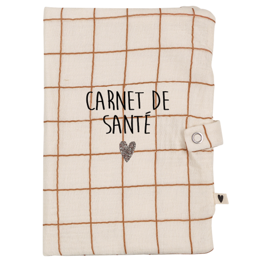 Protège carnet de santé - Grands carreaux