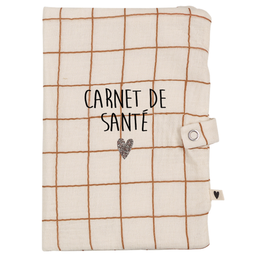 Protège carnet de santé - Grands carreaux