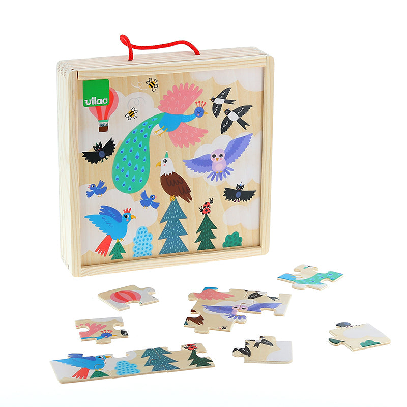 3 puzzles Terre - Mer - Ciel