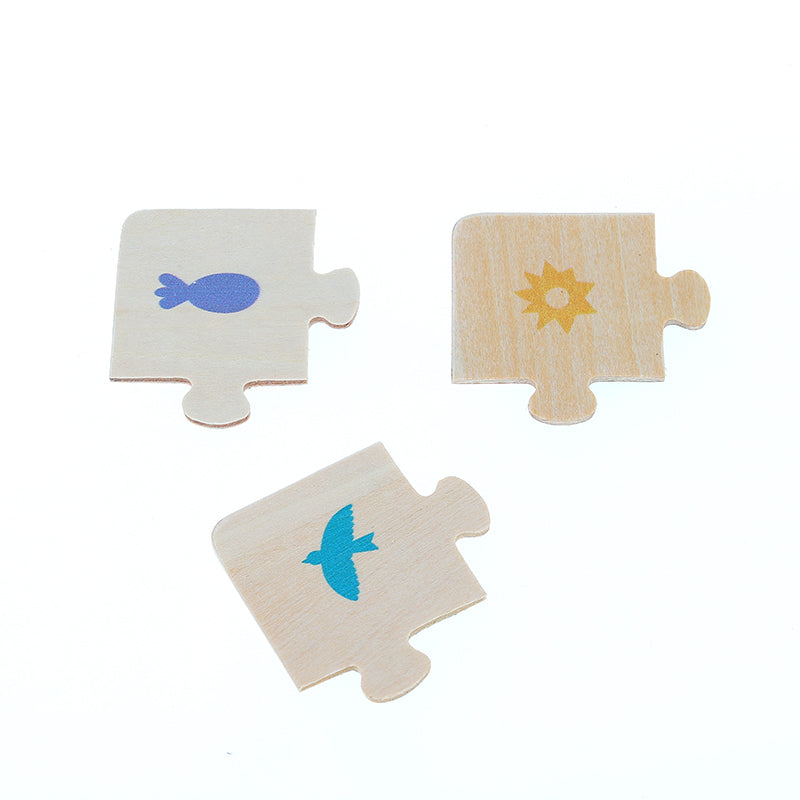 3 puzzles Terre - Mer - Ciel