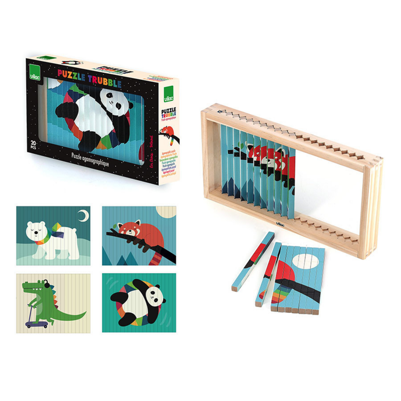 Puzzle 4 Dimensions, Les animaux - Andy Westface