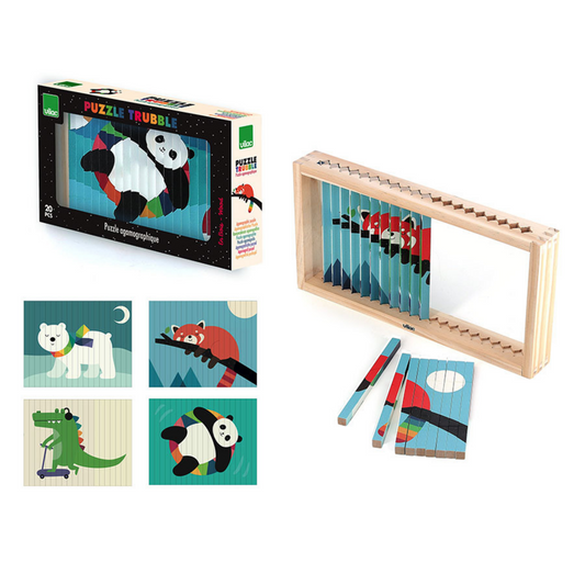 Puzzle 4 Dimensions, Les animaux - Andy Westface