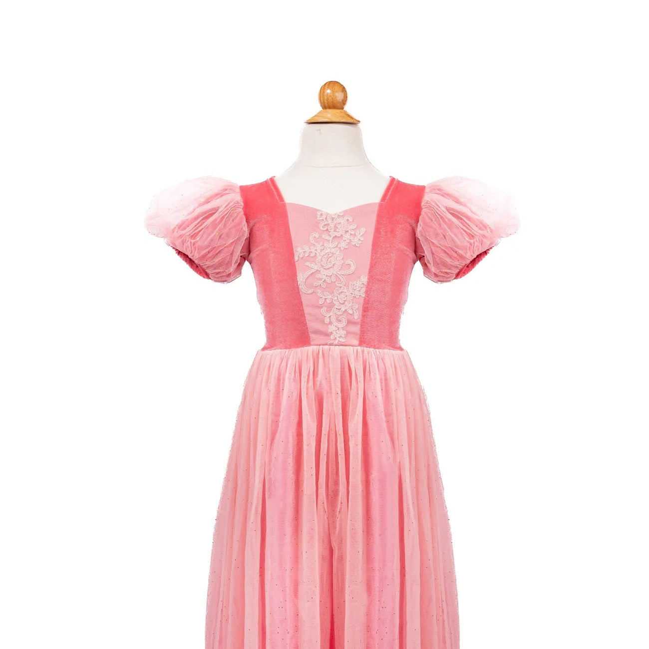 Robe princesse rose velours - Rosé Sorbet - 5/6 ans