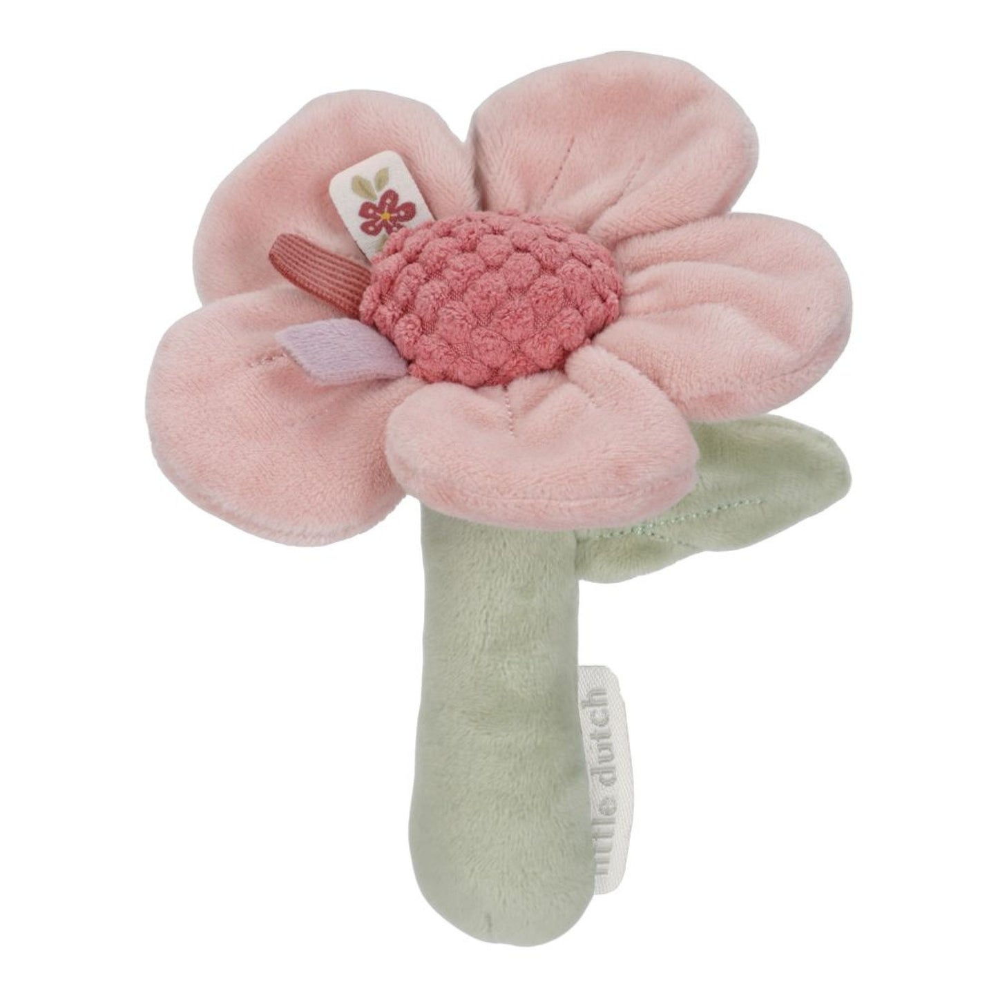 Hochet fleur - Rose - Fairy Garden