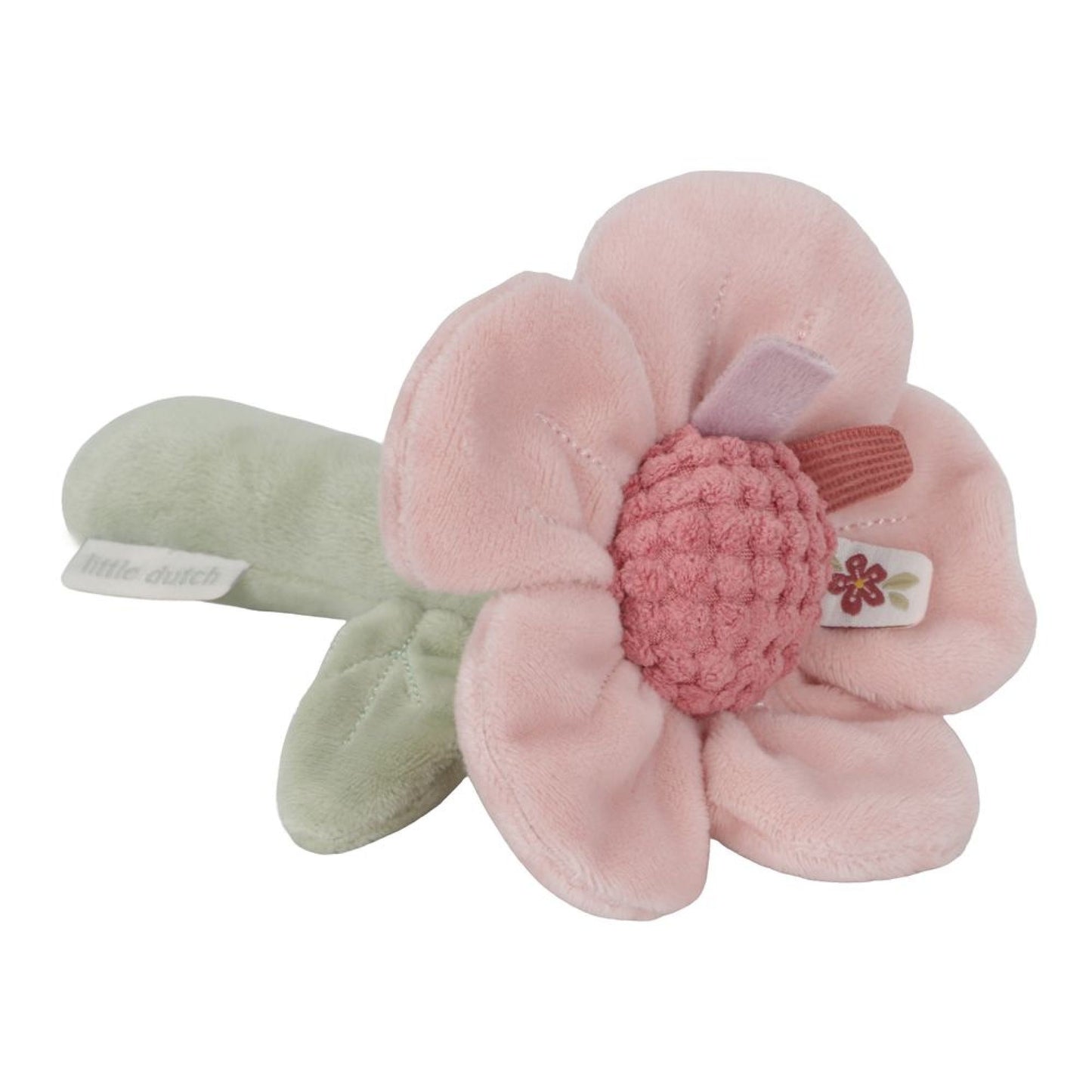 Hochet fleur - Rose - Fairy Garden
