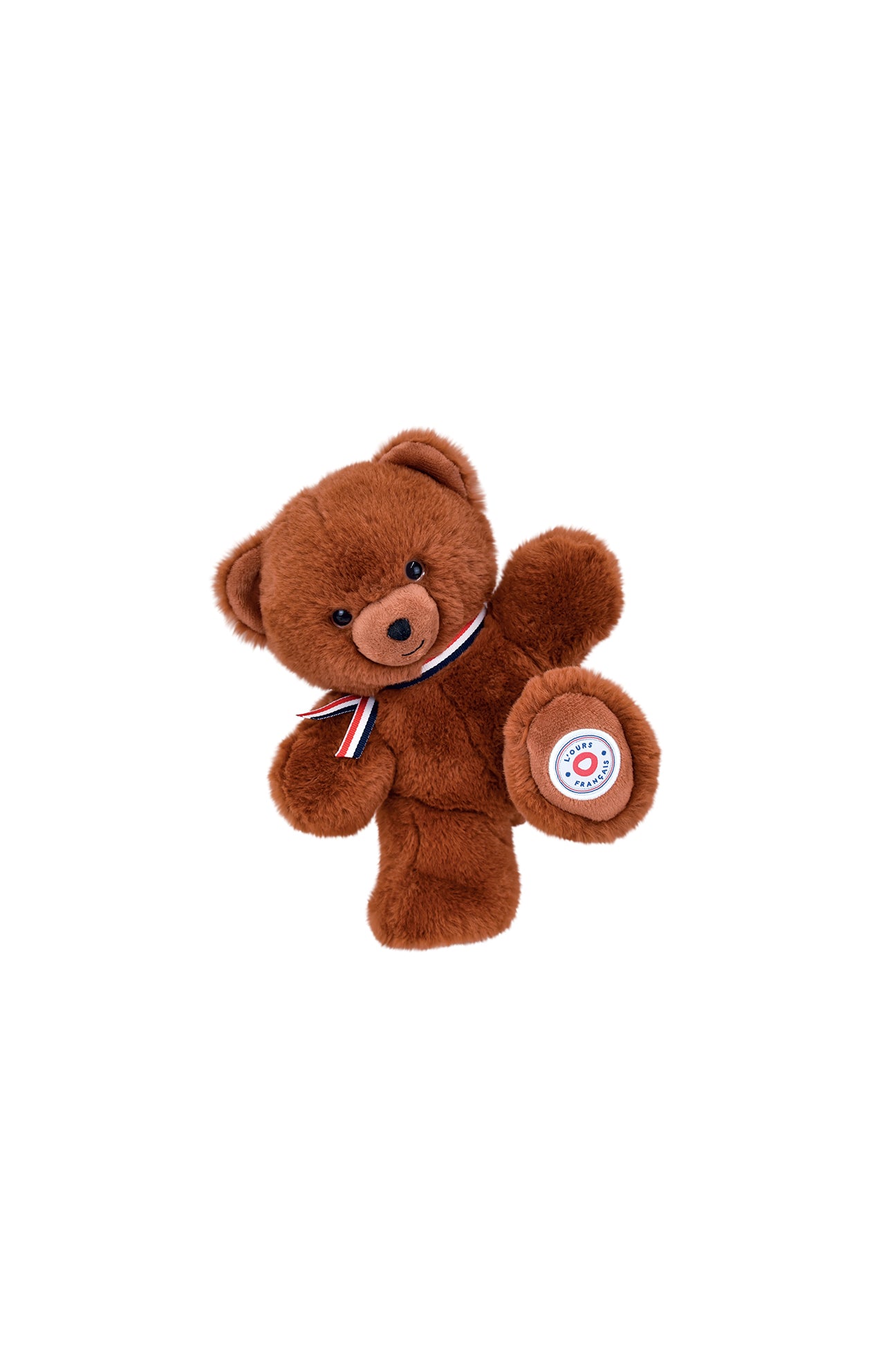 Ours en Peluche Articulé Français - 25 cm - Marron