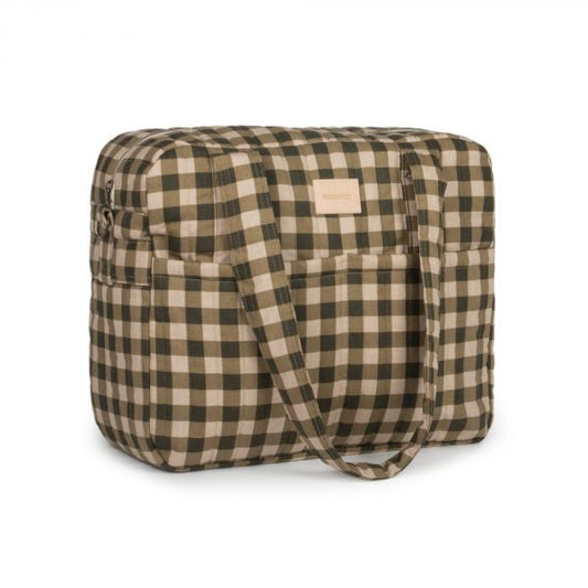 Sac à langer imperméable Hyde Park - Green Checks
